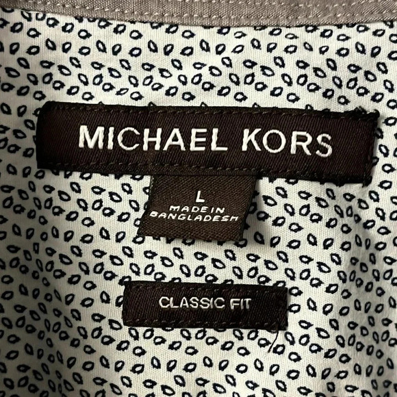 Men’s Michael Kors Button Down Shirt Size Large - Picture 3 of 6